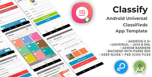 Classify | Android Universal Classifieds App Template