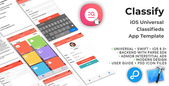 Classify | iOS Universal Classifieds App Template (Swift)
