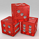 3D Red Dies - 3DOcean Item for Sale