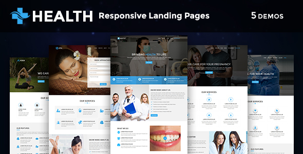 Health - Multipurpose Responsive HTML Landing Pages