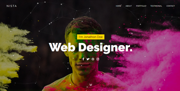 Nista - Personal Portfolio Template
