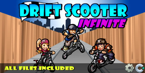 Drift Scooter / (C2 & C3 + HTML5) Game!