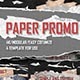 Paper Promo/ Stomp Typography/ Torn Newspaper Promotion/ Social Presentation Intro/ Drum Beat Rhythm - VideoHive Item for Sale