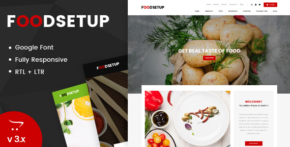 Foodsetup - Multipurpose OpenCart Responsive Theme