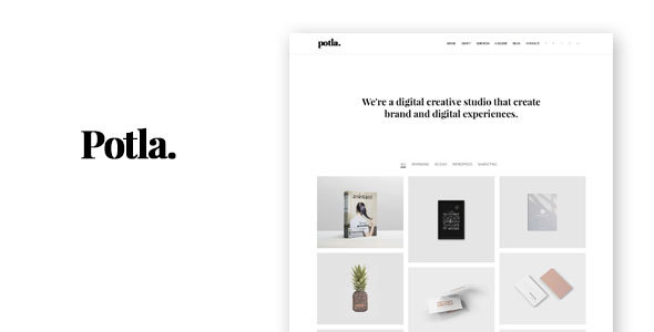 Potla - Minimal Portfolio HTML Template