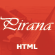 Pirana - Responsive Personal Template - ThemeForest Item for Sale