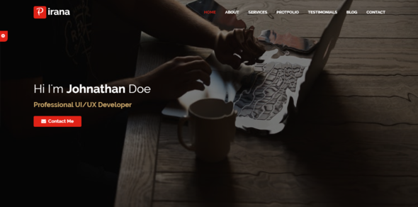 Pirana - Responsive Personal Template