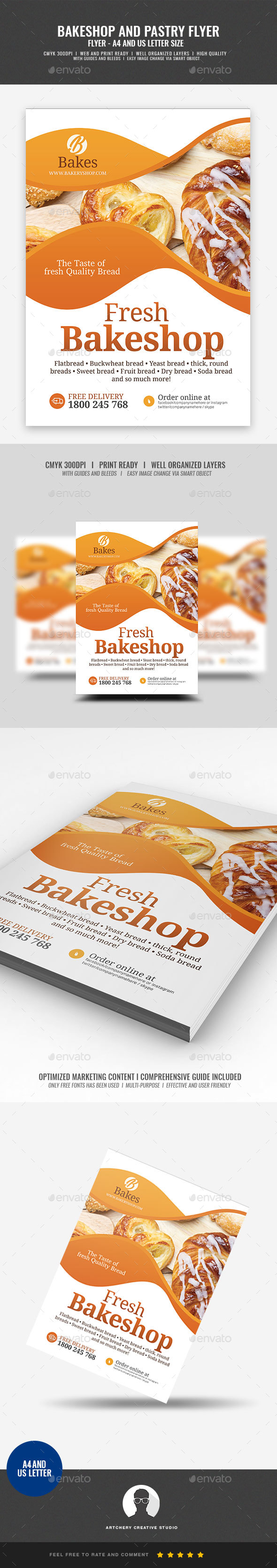 Bakeshop Creative Flyer