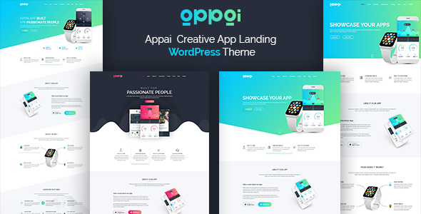 Appai App Landing WordPress Theme