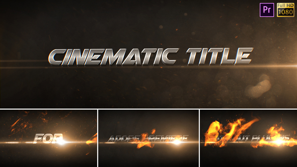 Cinematic Titles - Premiere Pro