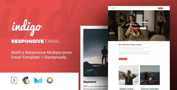 indigo - Responsive Email + StampReady Builder