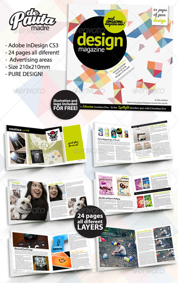 Design Magazine InDesign Template