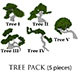 3D Tree Pack - 3DOcean Item for Sale