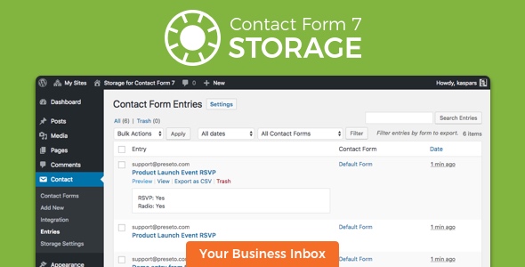 Catch the Wave: Unleash the Power of CF7 Contact Form Storage!