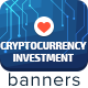 Cryptocurrency Investment Ad Banners - GraphicRiver Item for Sale