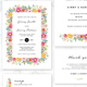 Floral Wedding Invitation Set - 4 - GraphicRiver Item for Sale