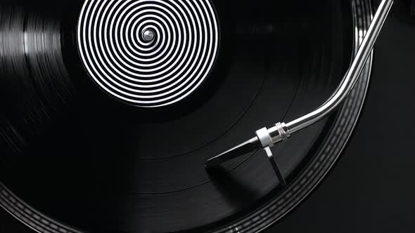 Hypnotic Black Vinyl from Above