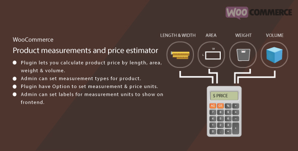 WordPress WooCommerce Measurement Price Estimator