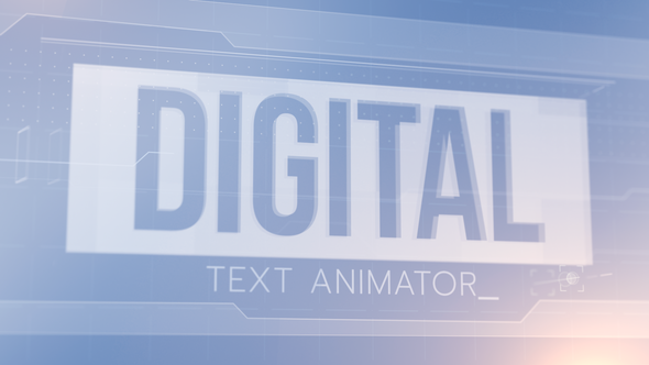 Digital Text Animator alt