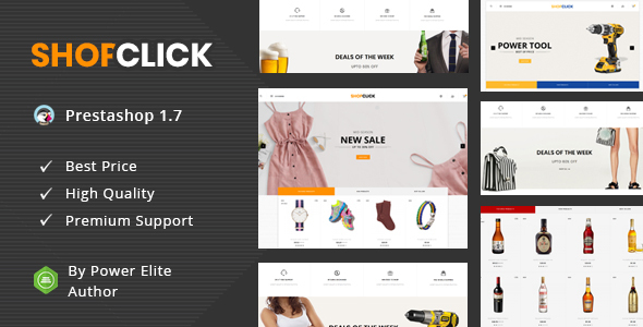 ShopClick - Responsive Prestashop 1.7 Theme