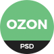 Ozon – Business and Creative Agency PSD Temaplate - ThemeForest Item for Sale