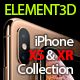 Element3D - iPhone XS & XR Collection - 3DOcean Item for Sale