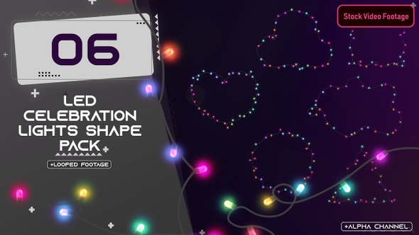 Led Celebration Lights Shape Pack alt