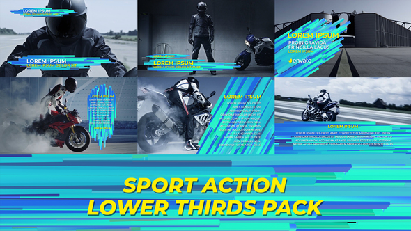 Sport Action Lower Thirds Pack alt