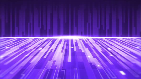 Animation of a group of purple parallel light trails