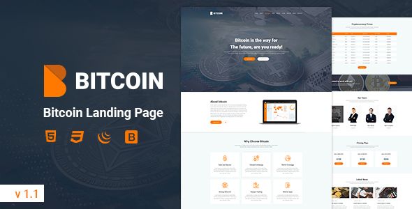 Bitcoin - Landing Page