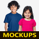 Kids T-Shirts Mockups - GraphicRiver Item for Sale