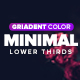 Minimal Lower Thirds - VideoHive Item for Sale