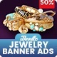 Jewelry Golden Banner HTML5 - GWD - CodeCanyon Item for Sale