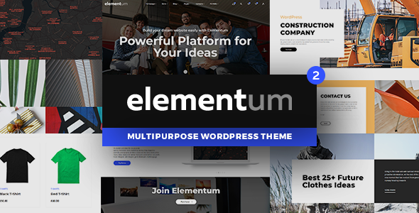 Elementum - MultiPurpose High-Perfomance WP Theme