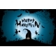 Halloween Background with Witches and Moon - GraphicRiver Item for Sale