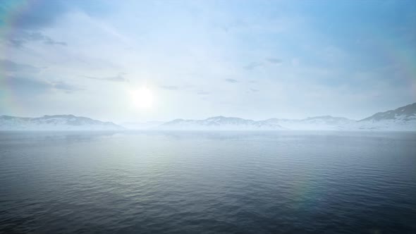 Moving Through Antarctica Ocean 