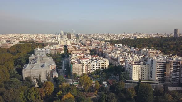 Cityscape of Madrid