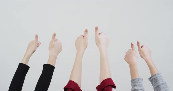 Hands with Thumbs-up sign