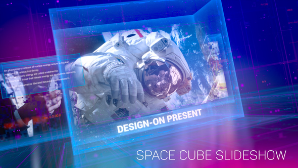Space Cube Slideshow alt