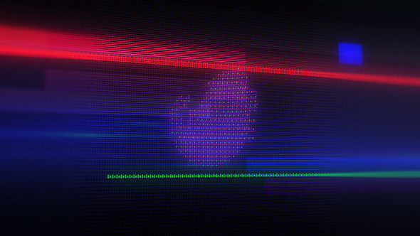 Glitch LED Logo