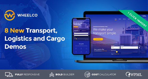 Wheelco - Cargo, Transport & Logistics WordPress Theme