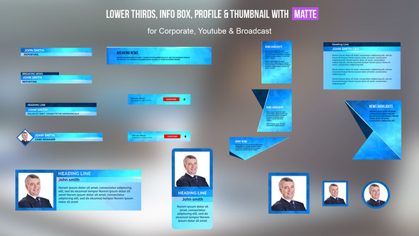 Lower Thirds With Matte Corporate Broadcast YouTube alt