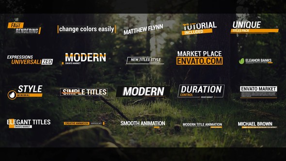 Titles and LowerThirds alt