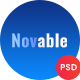 Novable - App Landing Page PSD Template - ThemeForest Item for Sale