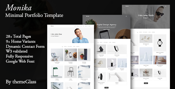 Monika - Minimal Portfolio Template