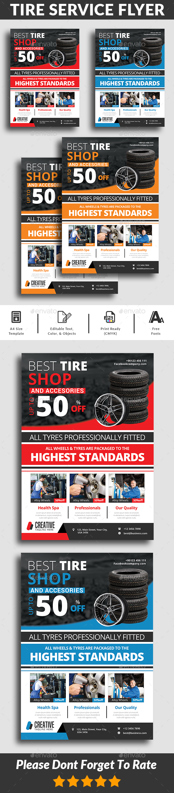 Tires Services Flyer