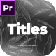 Modern Titles For Premiere Pro - VideoHive Item for Sale
