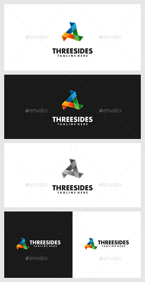 ThreeSides Logo Template