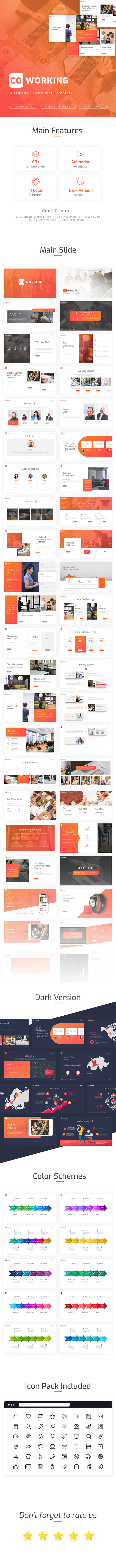Coworking - Professional Powerpoint Template