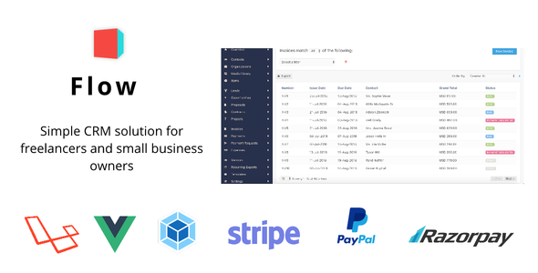 Flow - Simple CRM for Freelancers and Small businesses